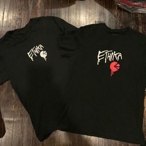 2 Men’s ethika T-shirt size medium